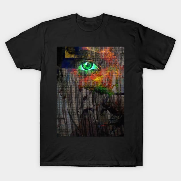 Green eye mystery T-Shirt by rolffimages